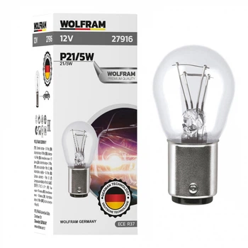 Автолампа розжарювання Wolfram 12v P21/5 21/5W (27916)