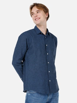 Рубашка мужская Colin's CL1068759NAV S Navy (8684112059891)