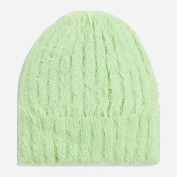 Детская демисезонная шапка-бини для девочки H&M 061101904_lightgreen 58 см Салатовая (6666000259400)
