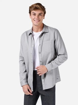 Рубашка хлопковая мужская Colin's CL1067420GRA 2XL Gray (8684112020945)