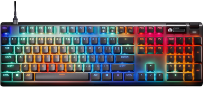 Клавіатура дротова SteelSeries Apex Pro Gen 3 UA USB Black (SS64660)