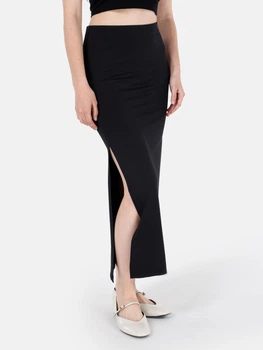 Юбка миди осенняя прямая женская Colin's CL1071669BLK L Black (8684112369976)