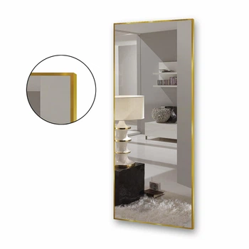 Зеркало настенное ZORYANA GOLD в алюминиевой раме 1200x600x20