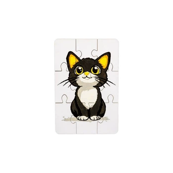Пазл-розмальовка PuzzleOK Puz-22938 Котик А5 9 деталей Різнокольоровий (91225)