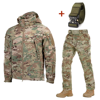 Форма M-Tac SoftShell мультикам + Подарунок Ремінь Кобра розмір XL