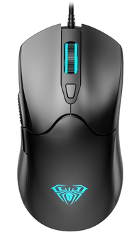 Компьютерная мышка Aula S13 Wired gaming mouse with 6 keys Black