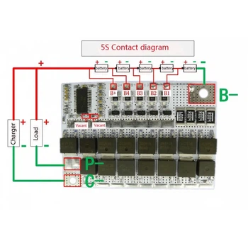 Контролер BMS 3S 5S 100A 3.2V LiFePO4