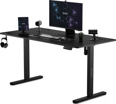 Геймерський стіл SENSE7 Nojo Black 140x70 см