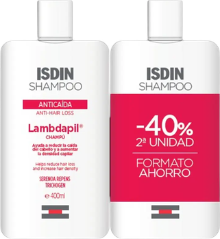 Шампунь для волосся Isdin Lambdapil Hair Loss 2 x 400 мл (8429420302396)