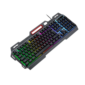 Черная проводная мембранная клавиатура TWolf T16 с подсветкой игровая