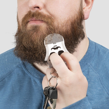 Гребінь для бороди Kikkerland Beard Comb Tool (0612615111394)