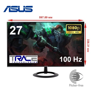 Монитор ASUS VZ27EHF безрамочный IPS 1920x1080 Full HD 27