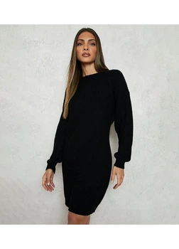 Платье boohoo L/XL Черный FZZ47555