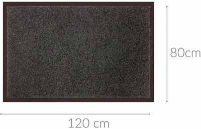 Wycieraczka pod drzwi Douceur d'interieur Telio 80 x 120 cm (3574387402988)