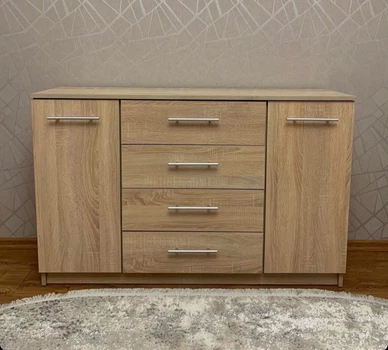 Комод Standart 4+2 Дуб Сонома Світлий 1254x800x345 мм.