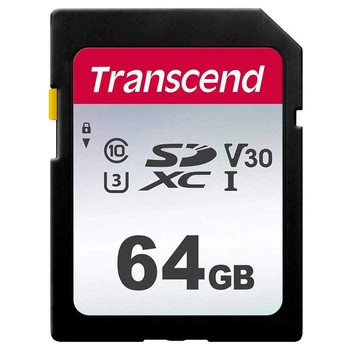 Карта пам'яті Transcend 64GB SDXC C10 UHS-I R100/W20MB/s (TS64GSDC300S)