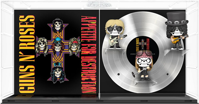 Zestaw figurek Funko Pop! Albums Deluxe Guns N Roses Appetite For Destruction with Hard Acrylic Protector 9 cm 3 szt (889698609920)