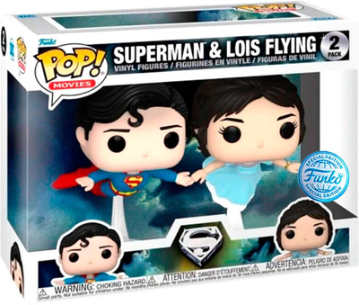 Zestaw figurek Funko Pop! Movies DC Comics Superman and Lois Flying Exclusive 10 cm 2 szt (889698601627)