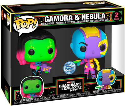 Zestaw figurek Funko Pop! Marvel Studio Guardians of the Galaxy Vol 2 Gamora and Nebula Exclusive 10 cm 2 szt (889698663335)