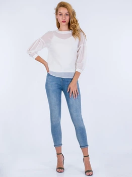 Блуза Only 117251502 XS (82819XS) Белый