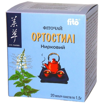 Урологический препарат Fito Pharma Ортостили, чай, фильтр-пакеты 1,5 г 20 пакетиков