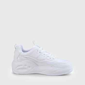 Sneakersy damskie na wysokiej platformie Buffalo Calzature 1630465 38 Białe (4061516302534)