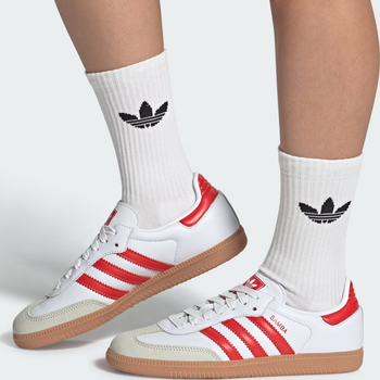 Sneakersy damskie do kostki adidas Originals Samba OG W IF6513 36.5 Białe (4066765920928)