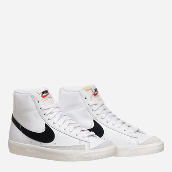 Sneakersy damskie skórzane wysokie Nike Blazer Mid 77 CZ1055-100 39 (8US) 25 cm Białe (194276153703)