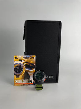 Чоловічий годинник "5.11 Tactical Field Ops Watch", Black
