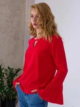 Блуза з довгими рукавами Only 117351519 S (82869S) Червоний