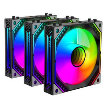 Кулер до корпусу 2E Magic Mirror ACF120MB-ARGB, 3x120мм [109552]