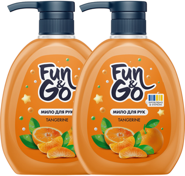 Набор мыла для рук Fun&Go Tangerine 300 мл х 2 шт (2000998941901)