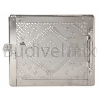 Дверцята для топки нержавіюча сталь з відбивачем 280*240 мм 3,29 кг