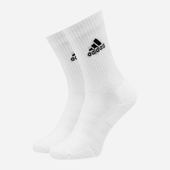 Набор женских носков с широкой резинкой высоких хлопковых Adidas C Spw Crw 6P HT3453 S (37-39) 6 пар White/Black (4066746313558)