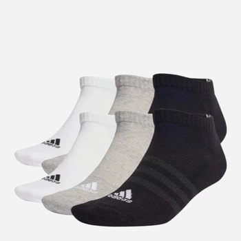 Набор мужских носков коротких хлопковых Adidas C Spw Low 6P IC1340 40-42 6 пар Mgreyh/White/Black (4066746290576)