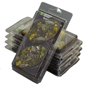 Podstawka pod figurki Gamers Grass Góralskie Bazy Owalna 90 mm 2 elementy (738956788504)