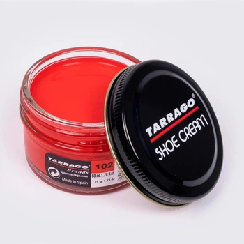Крем для обуви Tarrago Shoe Cream 50 мл ярко-красный