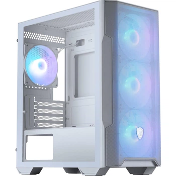Корпус для ПК Mini-Tower MicroATX з ARGB підсвічуванням білий