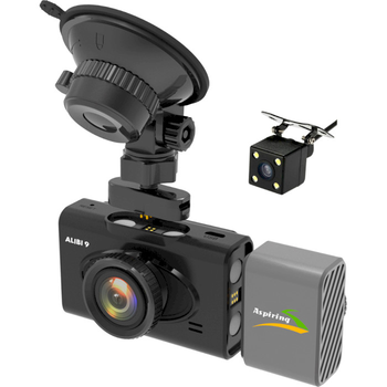 Відеореєстратор Aspiring Alibi 9 GPS, 3 Камери, SpeedCam 2.35" IPS H.264(CD1MP20GAL9)
