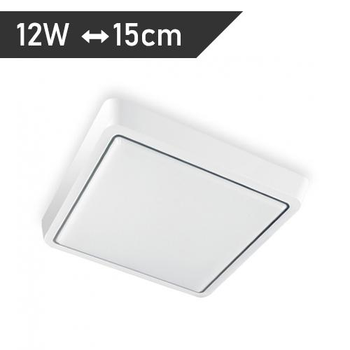 Светильник светодиодный настенно-потолочный LUMINARIA DLS 12W S150 5500K WHITE 220V IP44 (накладной)