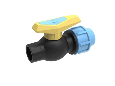 Кран Santehplast d=20 1/2" кульовий (Затискний/Внутрішня різьба)