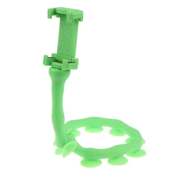 Держатель для телефона UKC Cute Worm Lazy Holder green гибкий с присосками