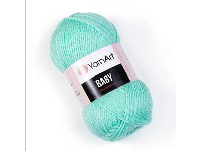 Пряжа YarnArt Baby м′ятний 100% акрил 150м 50г 5шт/уп 623