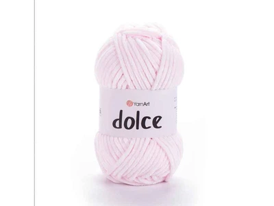 Пряжа YarnArt Dolce блідо-рожевий 100% мікрополіестр 120м 100г 5шт/уп 781