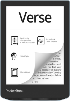Електронна книга PocketBook 629 Verse Bright Blue (PB629-2-WW)
