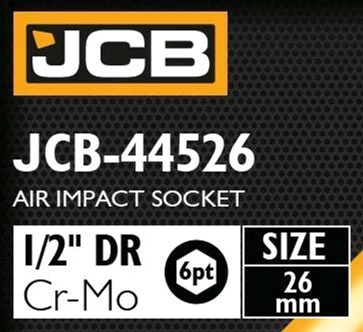 Головка ударная JCB 1/2" 26 мм (6-гр.) (JCB-44526)