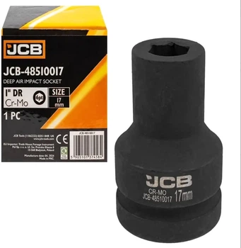 Головка ударная глубокая JCB 1" 17 мм (6-гр.) (JCB-48510017)