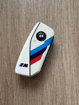 Корпус смарт ключа BMW 3 5 7 X3 X5 X7 M-Power нового образца 2023+ White