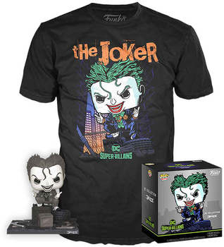 Подарунковий набір Funko Pop! & Tee DC Comics Jim Lee Joker Фігурка 9 см + Футболка Розмір M (889698381710)