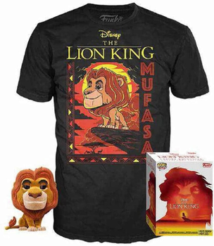 Подарунковий набір Funko Pop! & Tee Disney The Lion King Mufasa Фігурка + Футболка Розмір XL (889698379731)